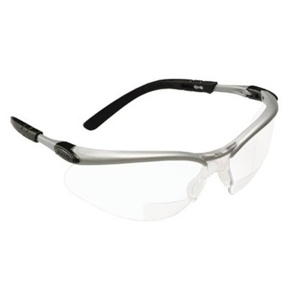 Ao Safety AO Safety 247-11374-00000-20 Bx Reader Silver-Black Frame Clear Lens 1.5 Diop 247-11374-00000-20